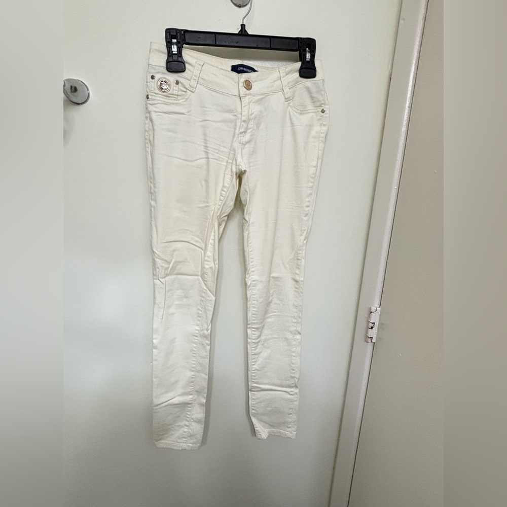 John Richmond Off-White Denim Pants